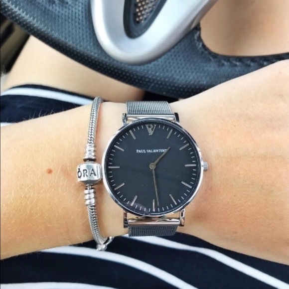 Clean simplicity silver with white face watch 💗☘️ - Picture 4 of 4